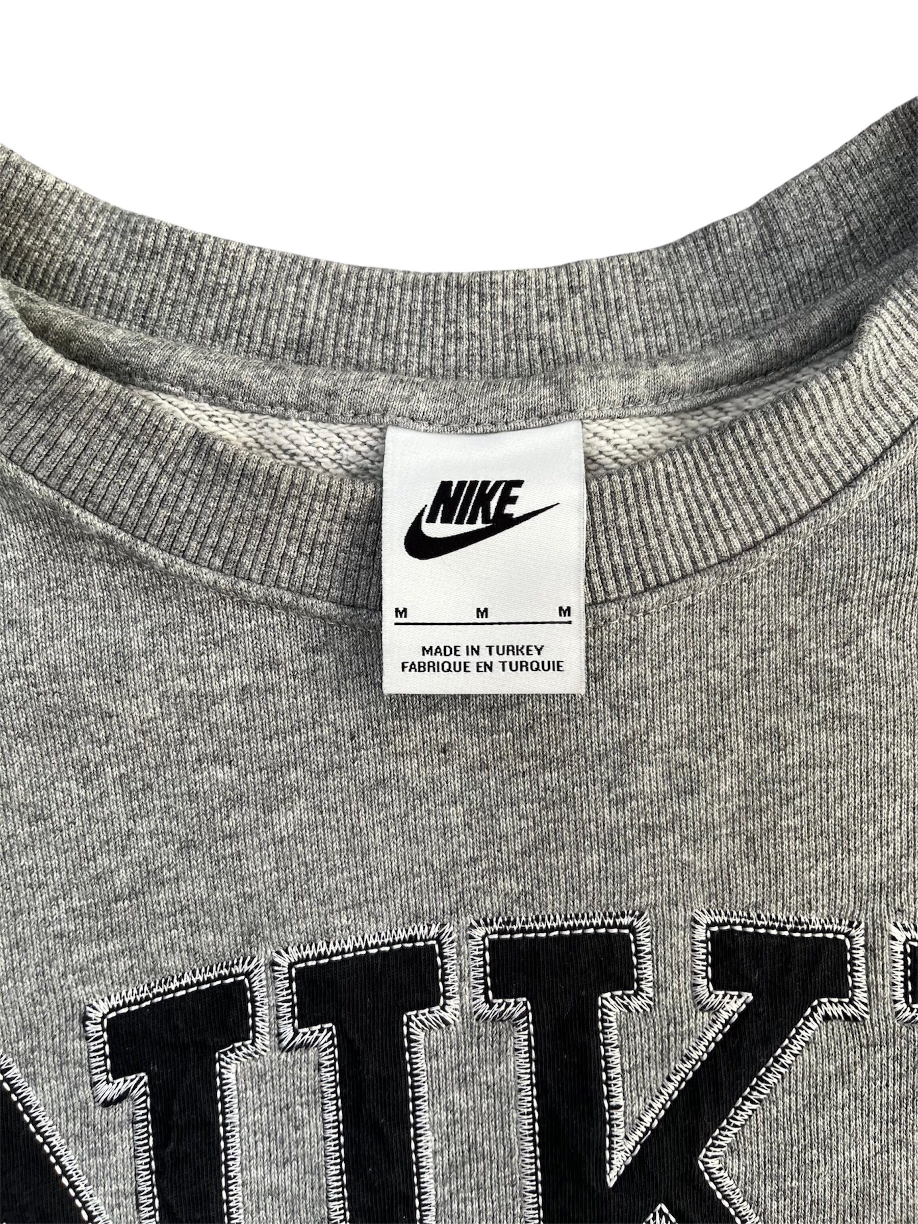 Nike Vintage Sweatshirt Spellout Grau - Iconik-Pullover-Iconik