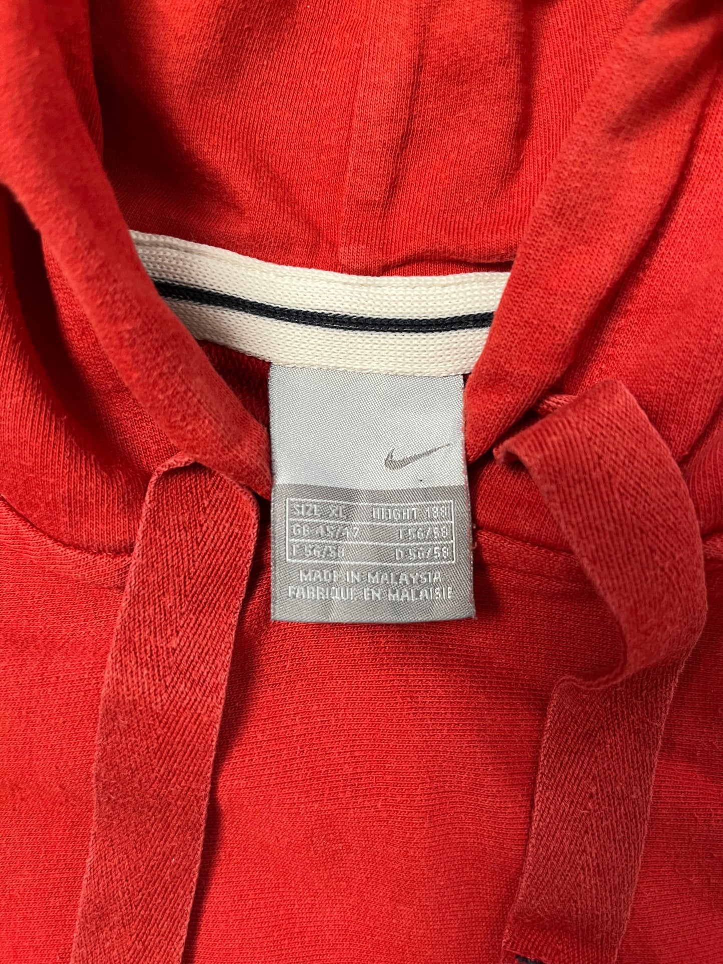 Nike Vintage Hoodie Rot/weiß - Iconik--Iconik