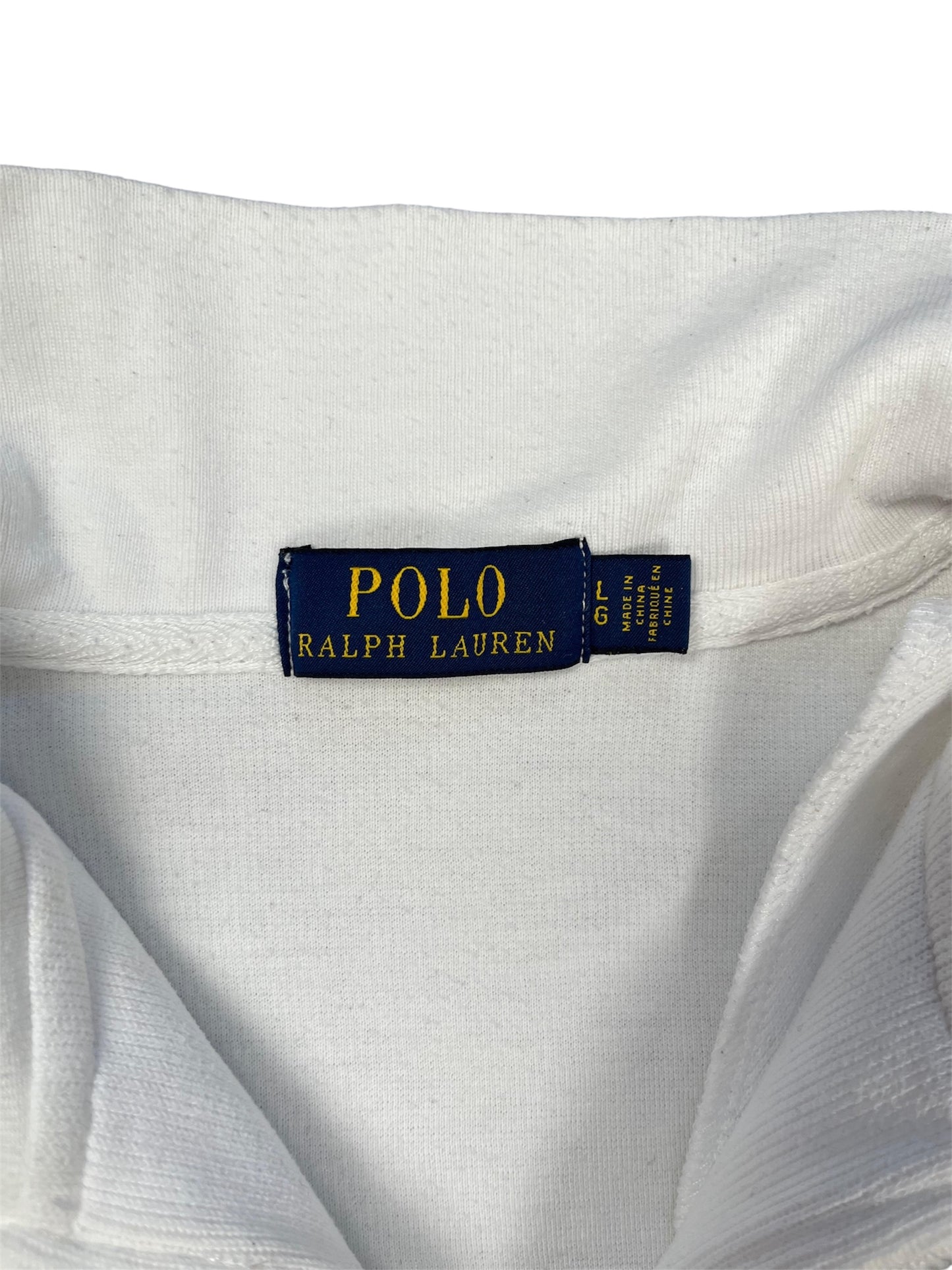 Ralph Lauren Quarter ZIP weiß - Iconik-Zipper-Iconik