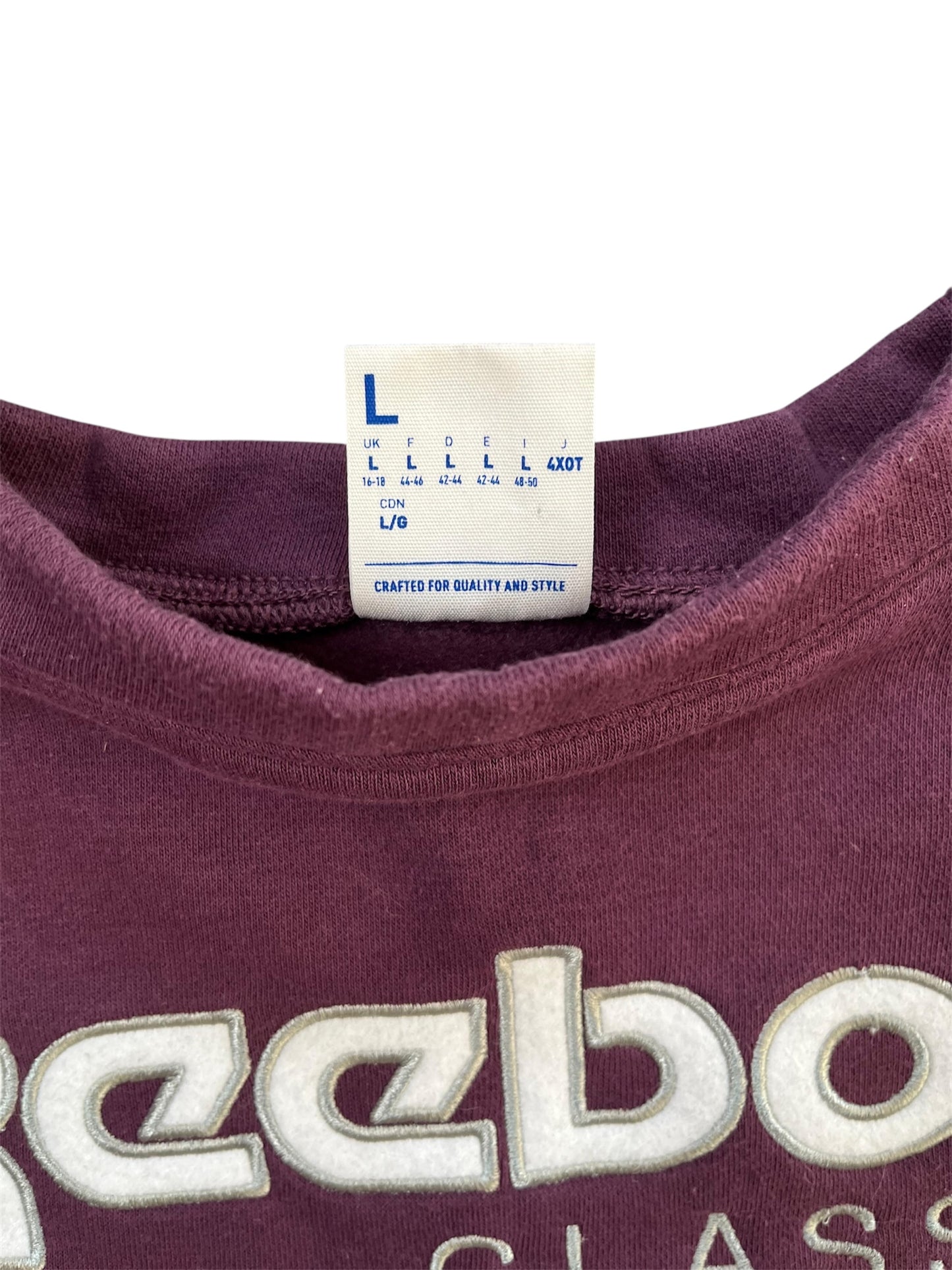 Reebok Vintage Sweatshirt violett - Iconik-Pullover-Iconik