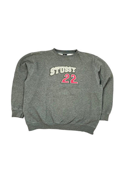 Stüssy Sweater Dunkelgrau  -  "22" - Iconik-Pullover-Iconik