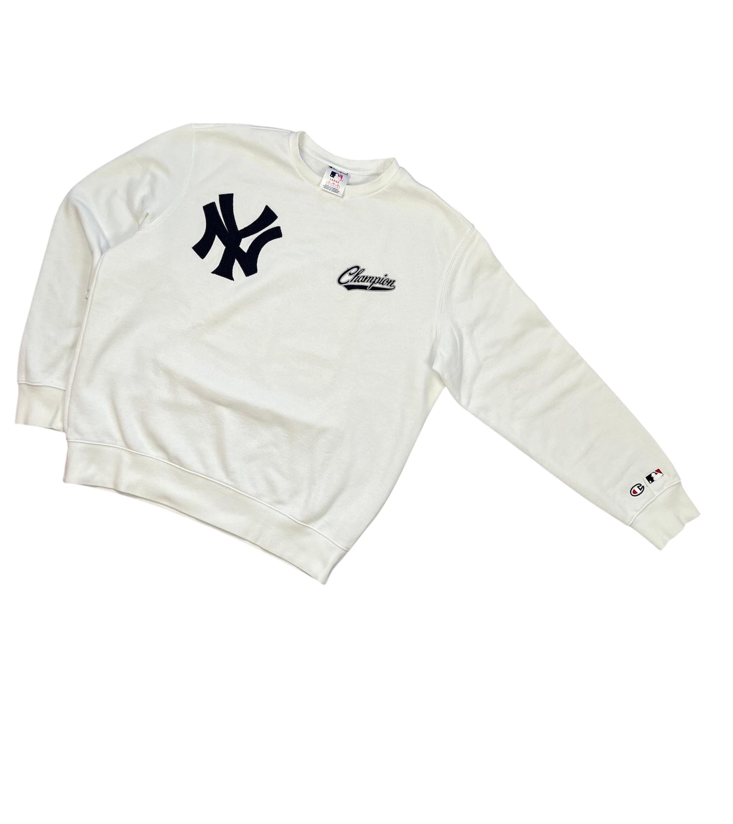 Champion Sweatshirt MLB NY Yankees weiß - Iconik-Pullover-Iconik