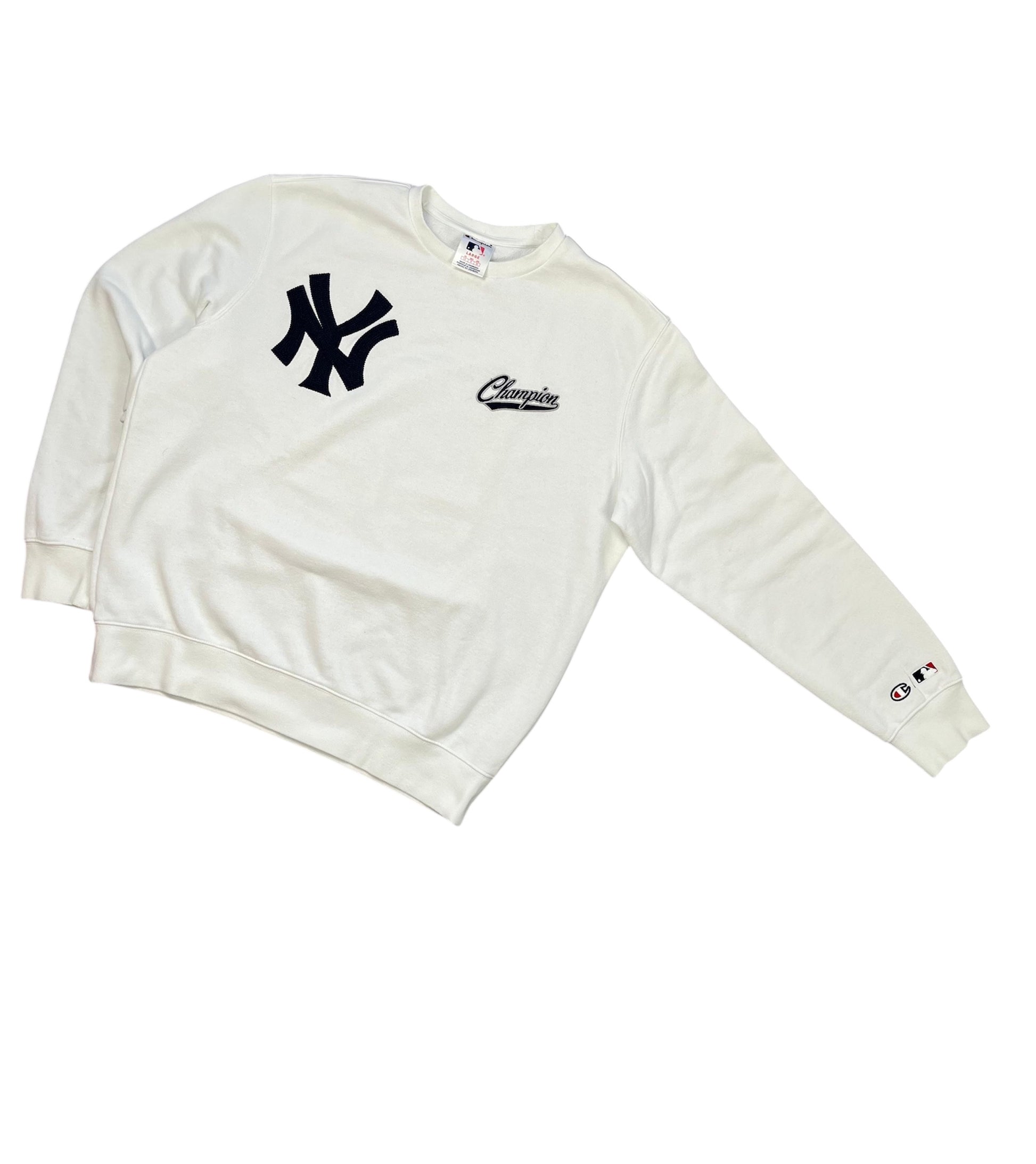Champion Sweatshirt MLB NY Yankees weiß - Iconik-Pullover-Iconik