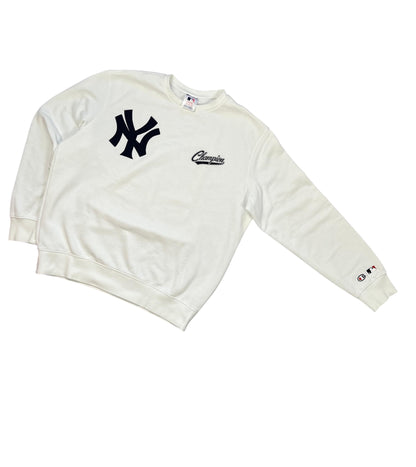 Champion Sweatshirt MLB NY Yankees weiß - Iconik-Pullover-Iconik