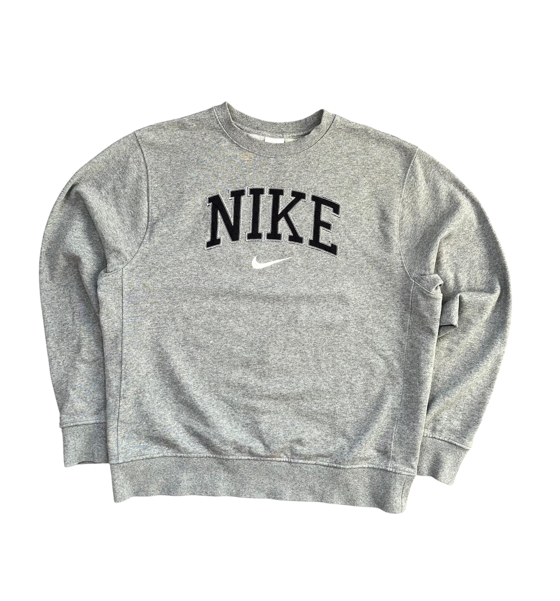 Nike Vintage Sweatshirt Spellout Grau - Iconik-Pullover-Iconik