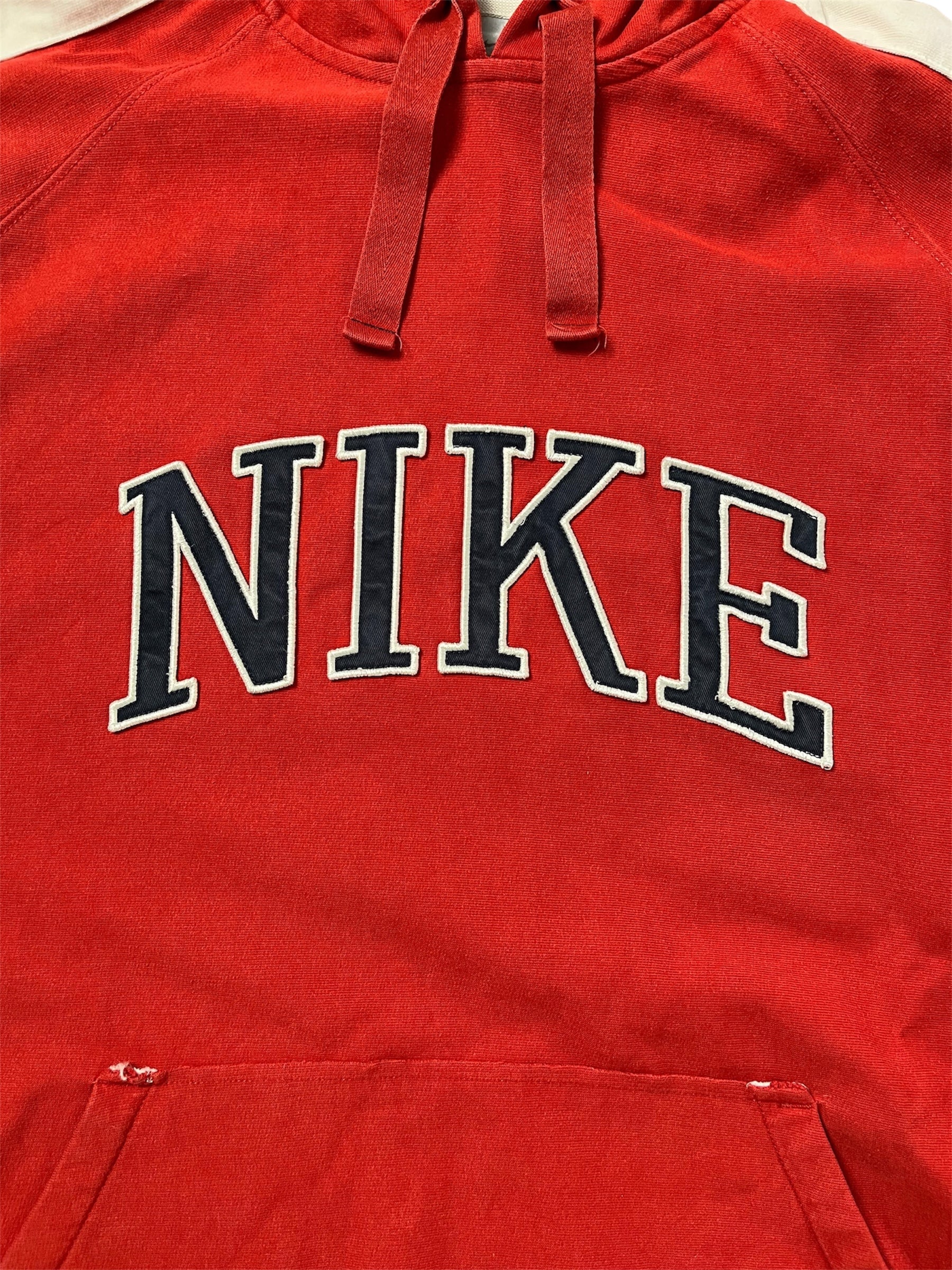 Nike Vintage Hoodie Rot/weiß - Iconik--Iconik