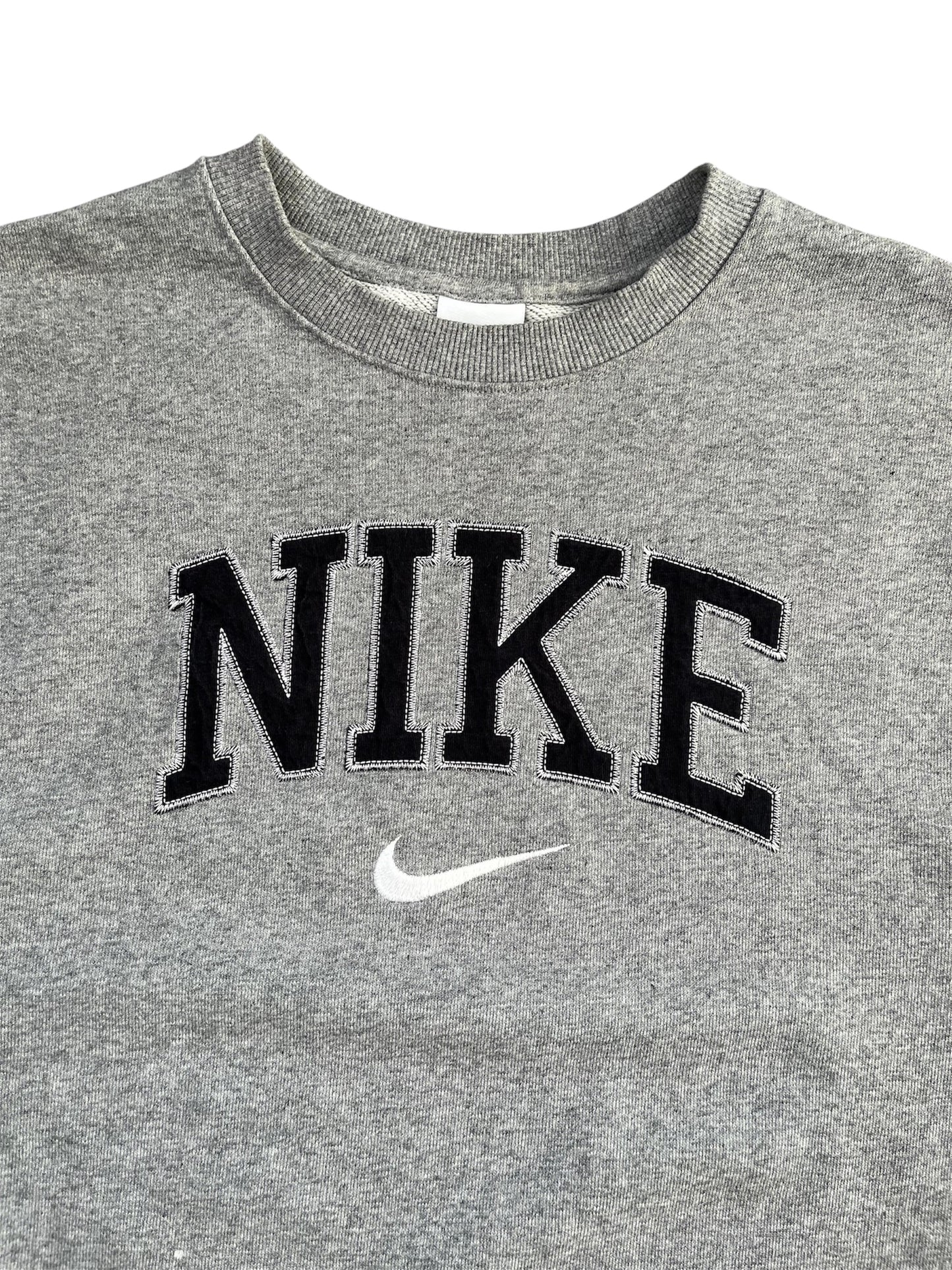 Nike Vintage Sweatshirt Spellout Grau - Iconik-Pullover-Iconik