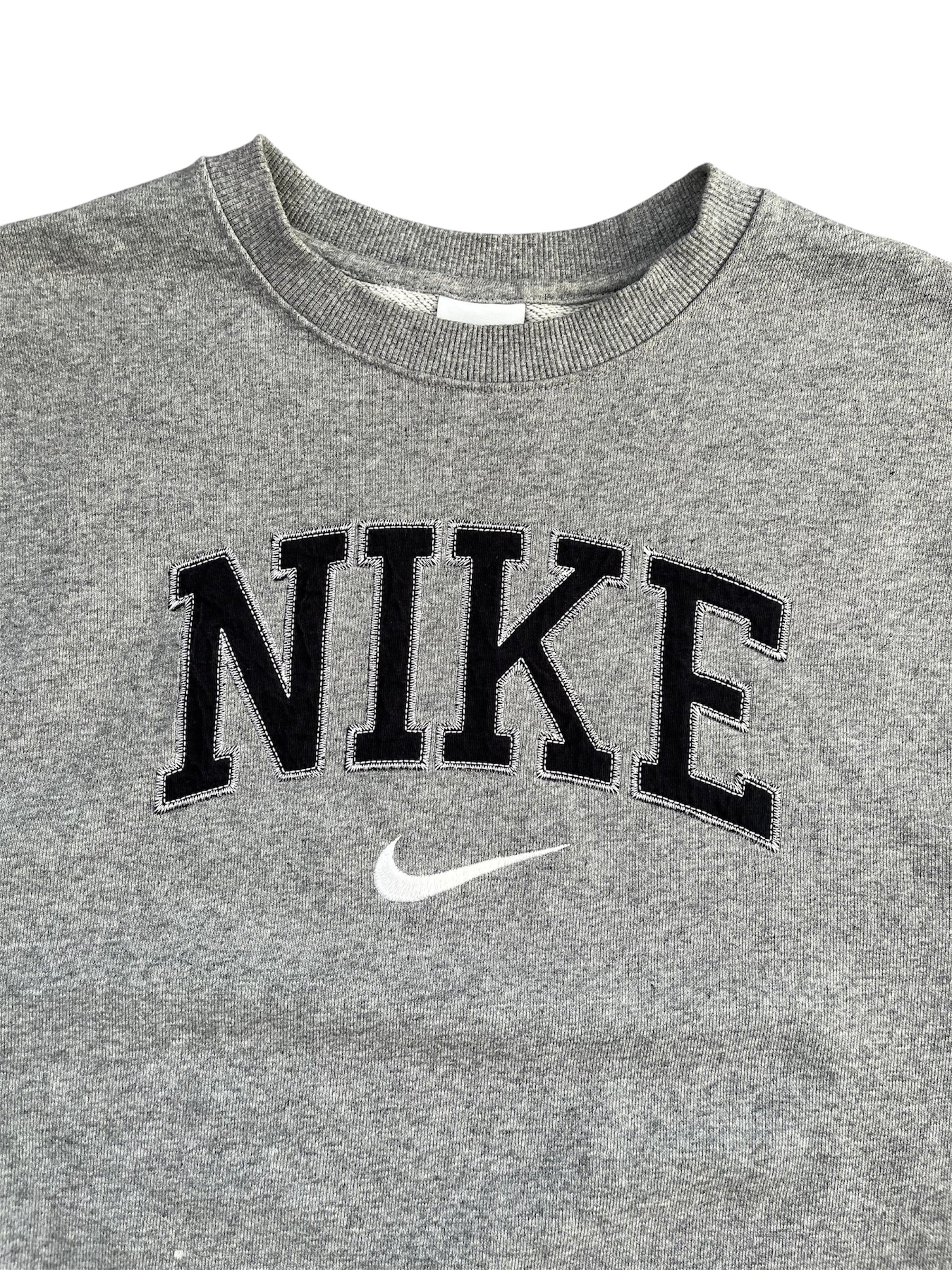 Nike Vintage Sweatshirt Spellout Grau - Iconik-Pullover-Iconik