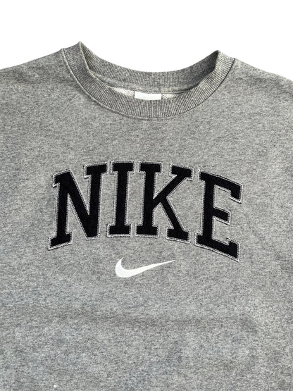Nike Vintage Sweatshirt Spellout Grau - Iconik-Pullover-Iconik