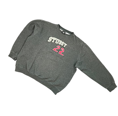 Stüssy Sweater Dunkelgrau  -  "22" - Iconik-Pullover-Iconik