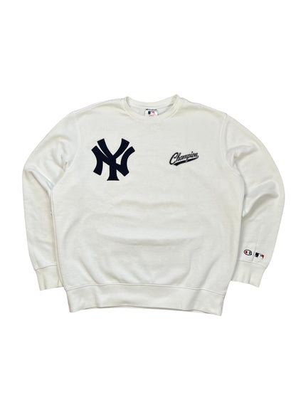 Champion Sweatshirt MLB NY Yankees weiß - Iconik-Pullover-Iconik