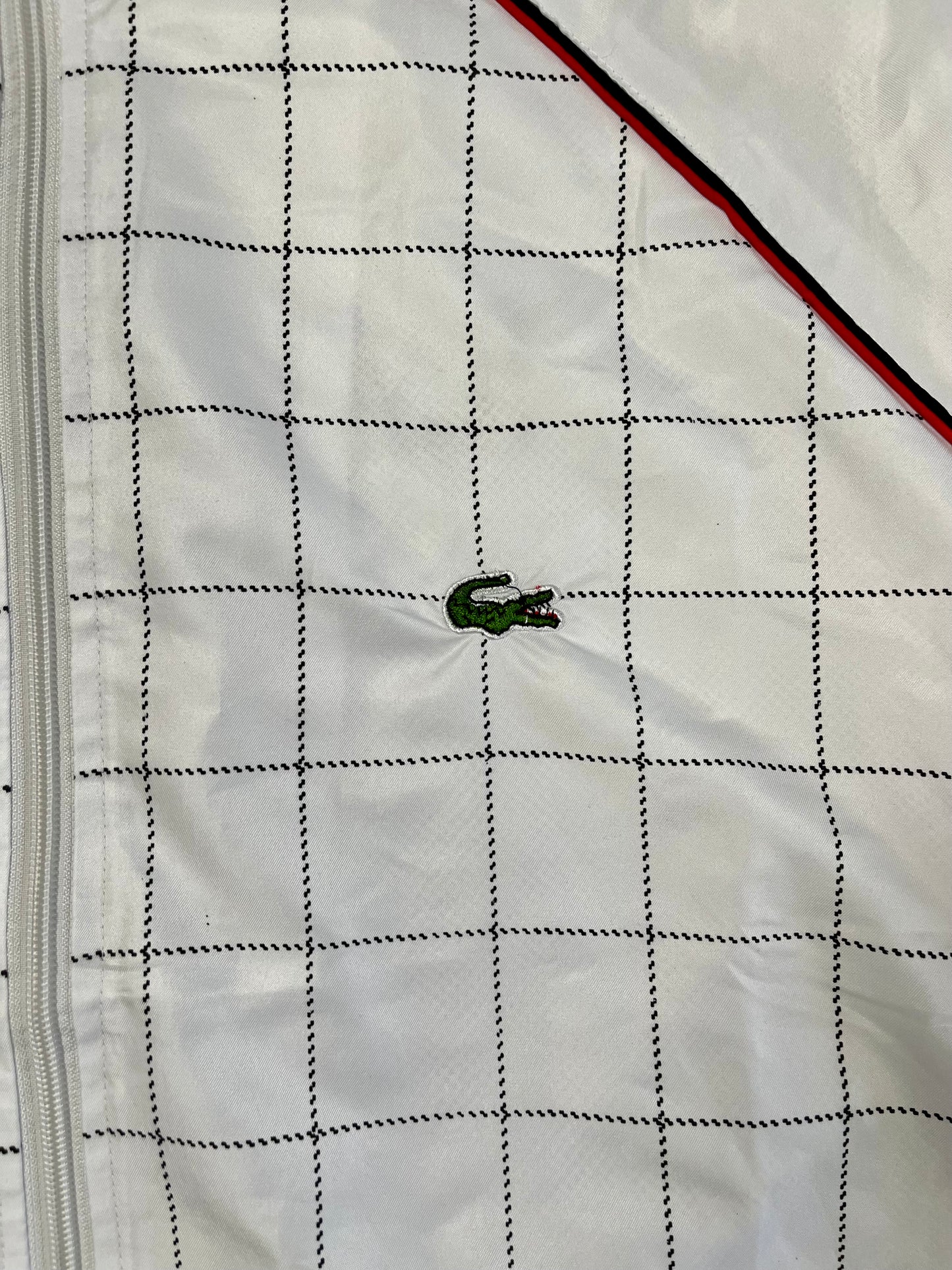 Lacoste Vintage Trainingsjacke kariert