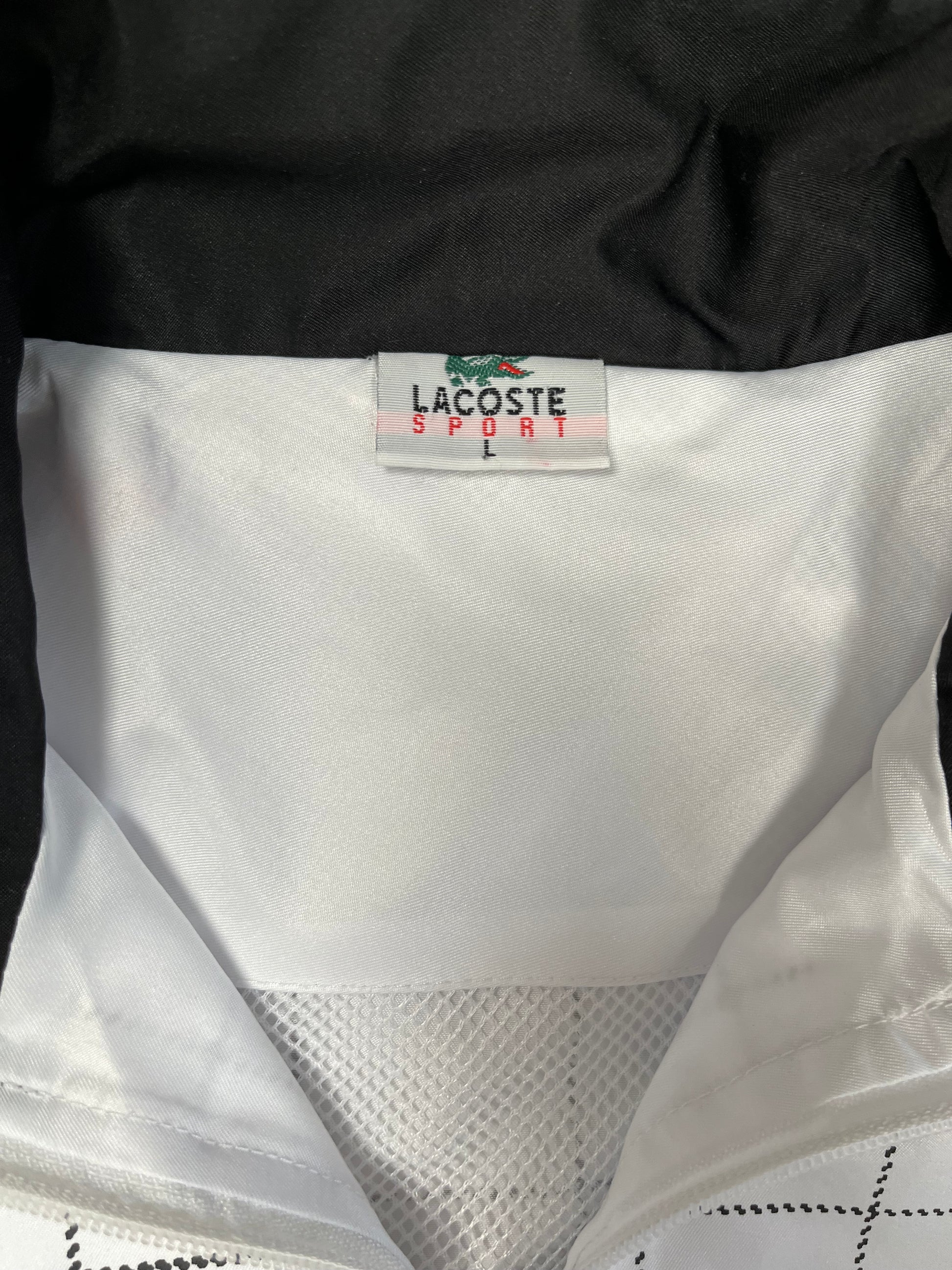 Lacoste Vintage Trainingsjacke kariert