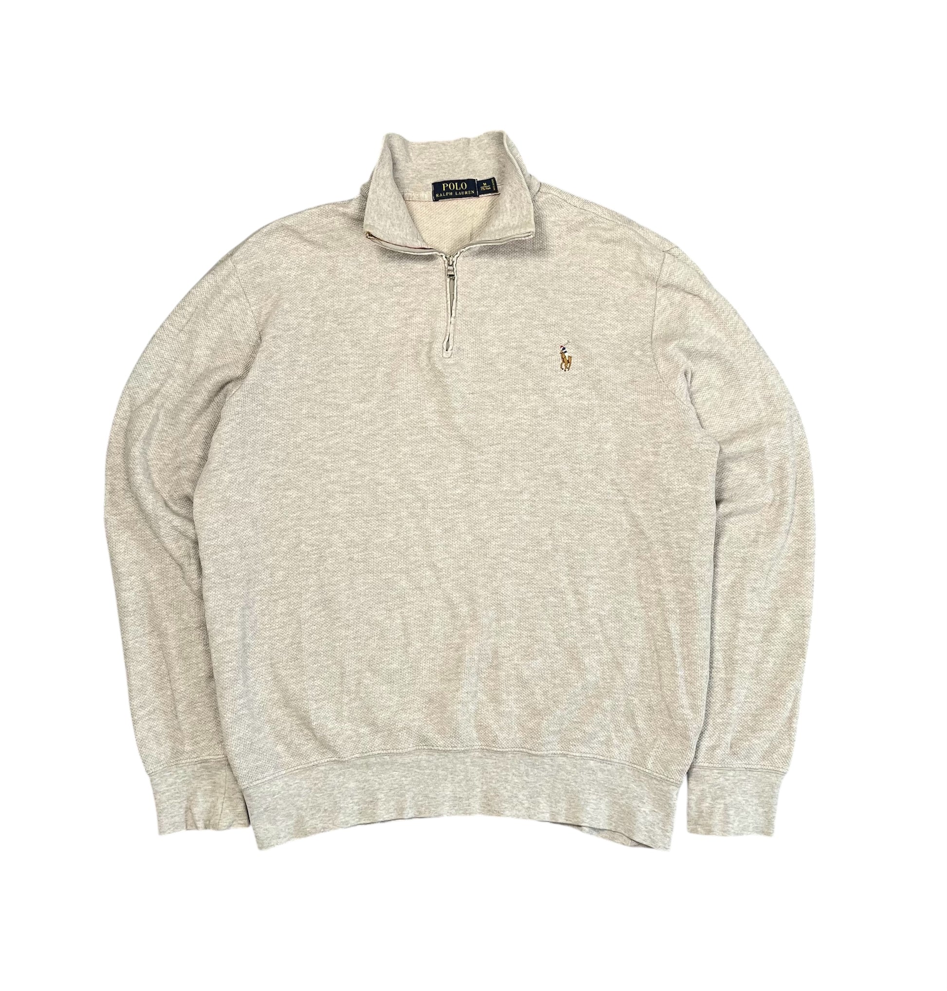 Ralph Lauren Quarter ZIP weiß - Iconik-Zipper-Iconik