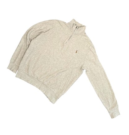 Ralph Lauren Quarter ZIP weiß - Iconik-Zipper-Iconik