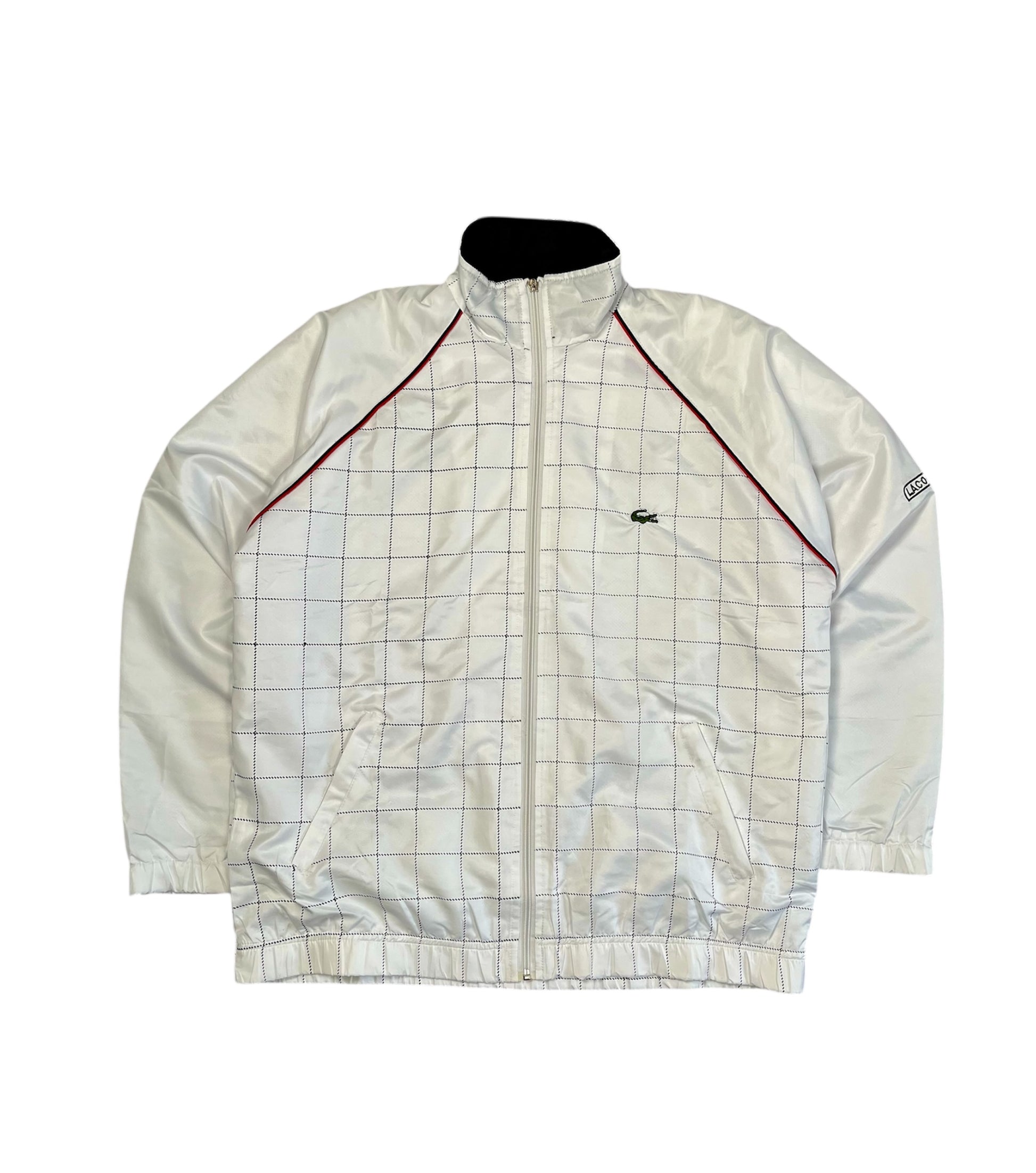 Lacoste Vintage Trainingsjacke kariert