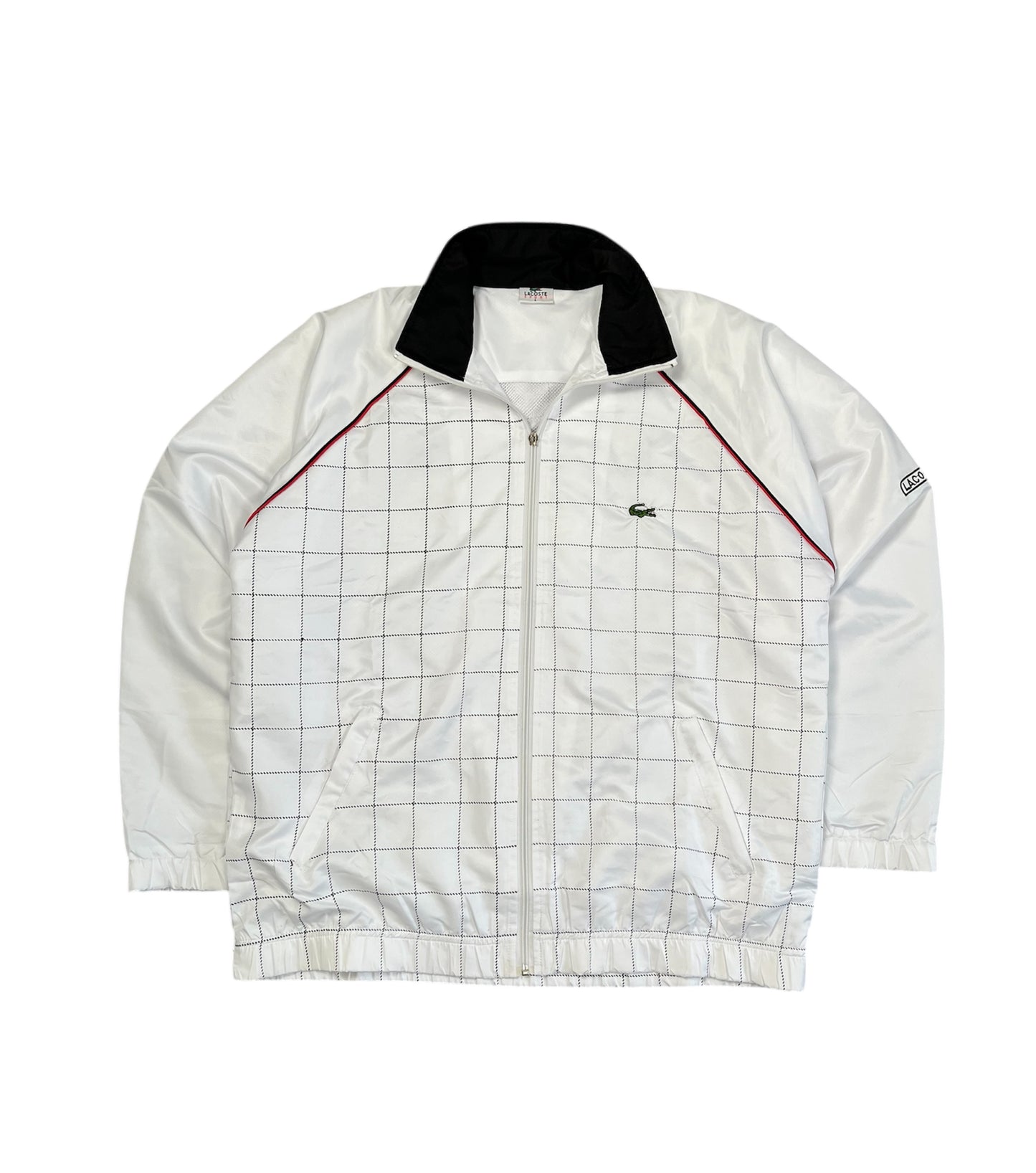Lacoste Vintage Trainingsjacke kariert