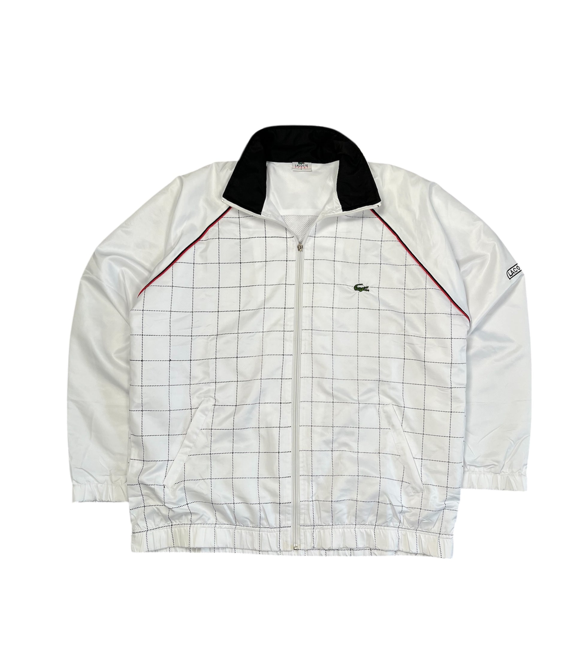 Lacoste Vintage Trainingsjacke kariert