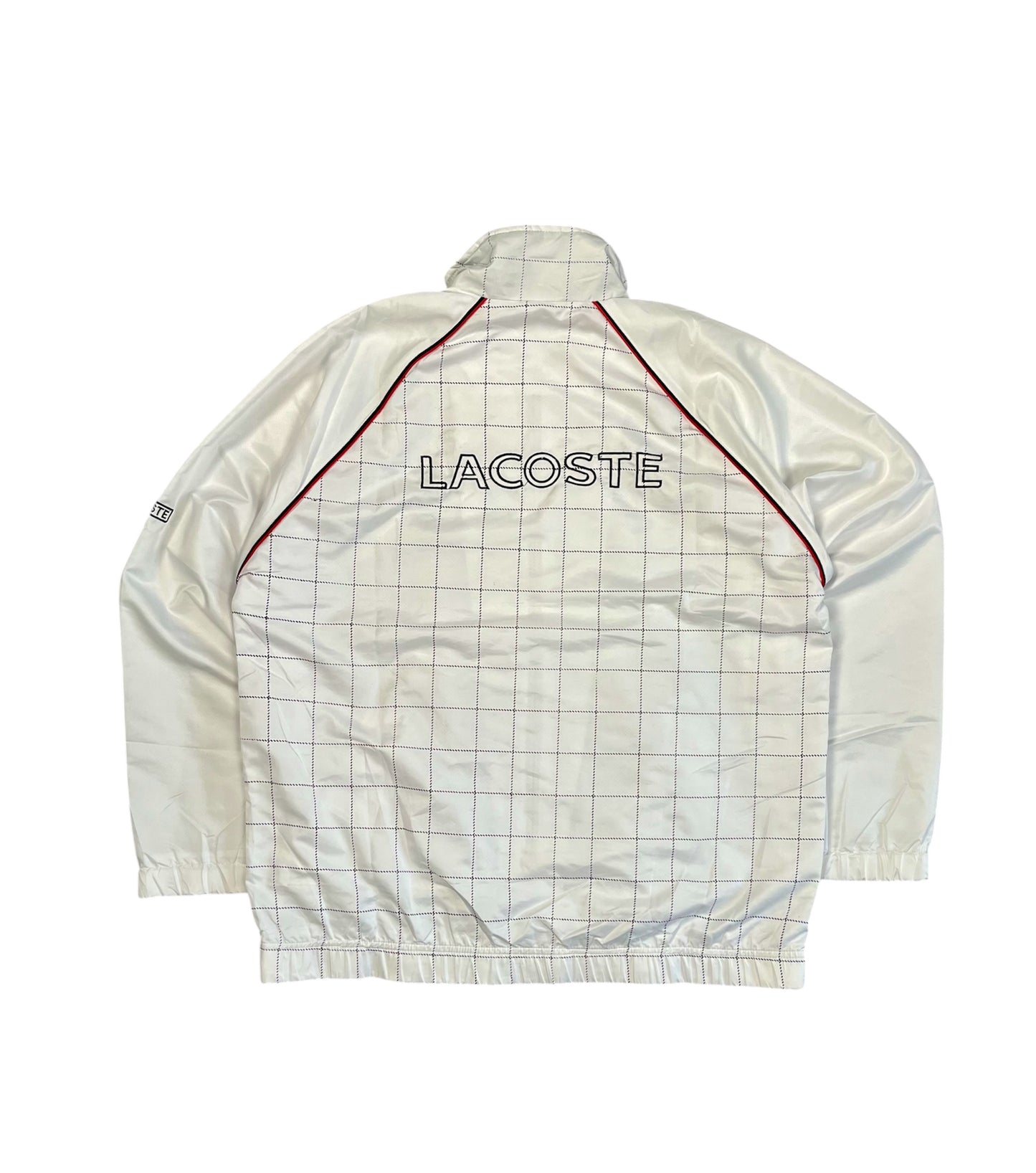 Lacoste Vintage Trainingsjacke kariert