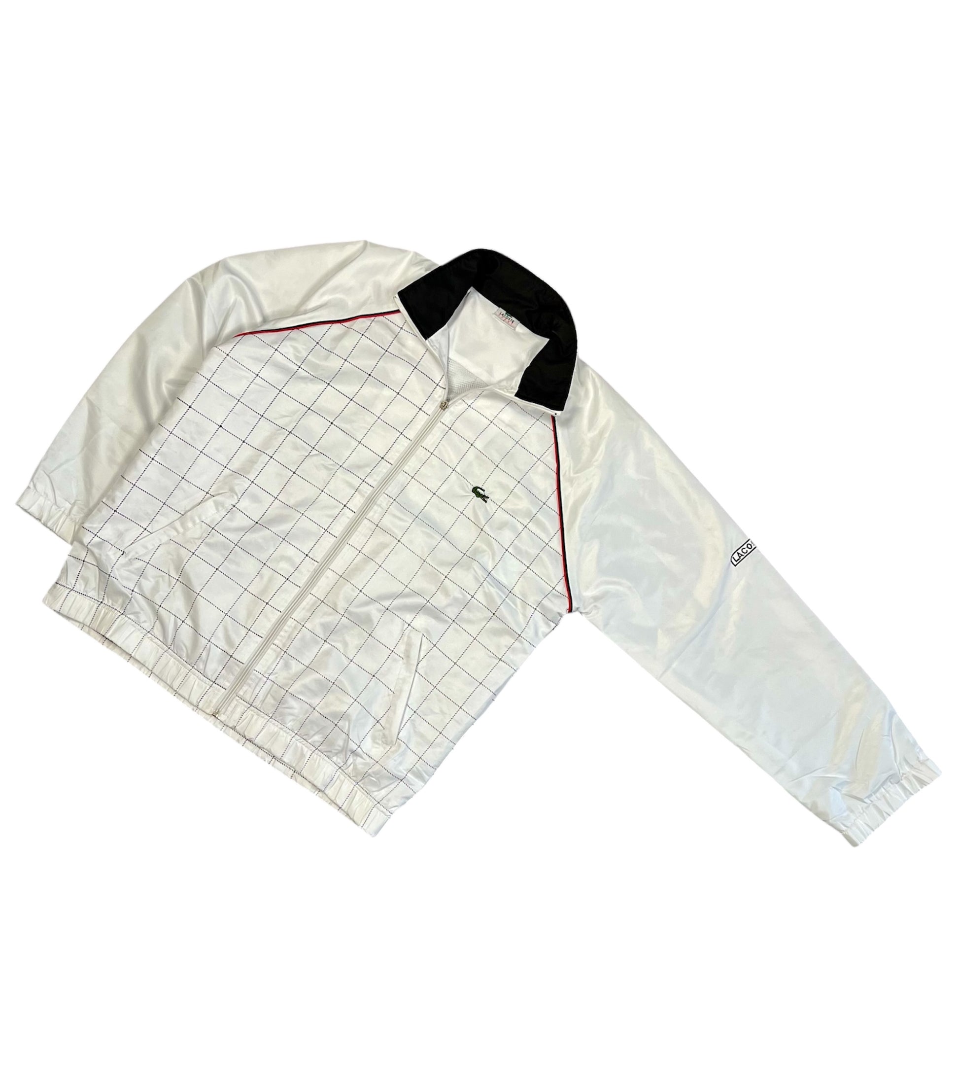 Lacoste Vintage Trainingsjacke kariert