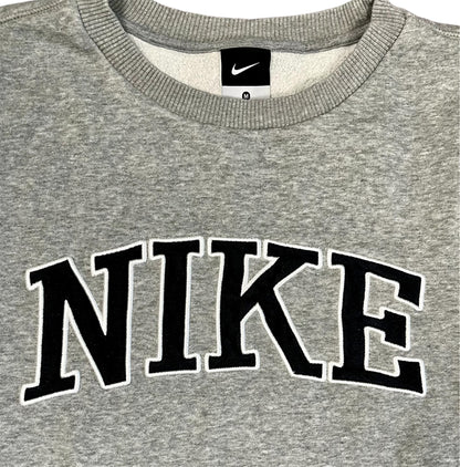 Nike Vintage Sweatshirt Spellout  grau Iconik