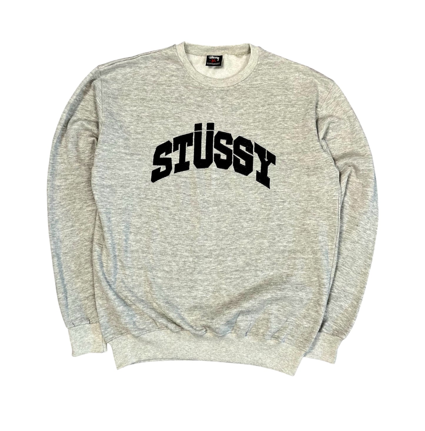 Stüssy Vintage Sweatshirt Crewneck grau Iconik
