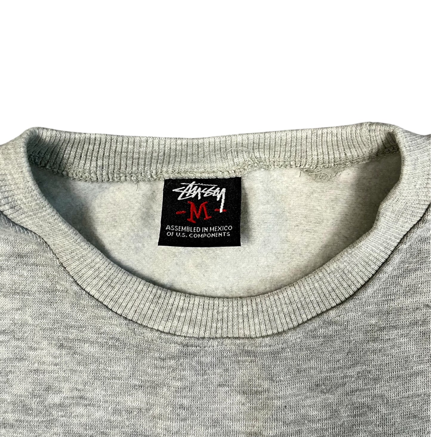 Stüssy Vintage Sweatshirt Crewneck grau Iconik