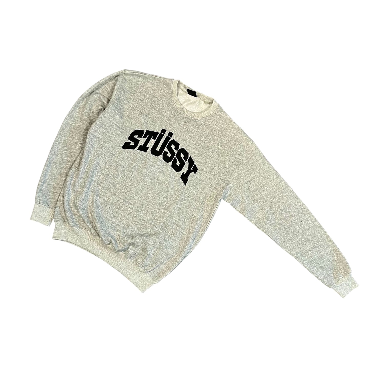 Stüssy Vintage Sweatshirt Crewneck grau Iconik
