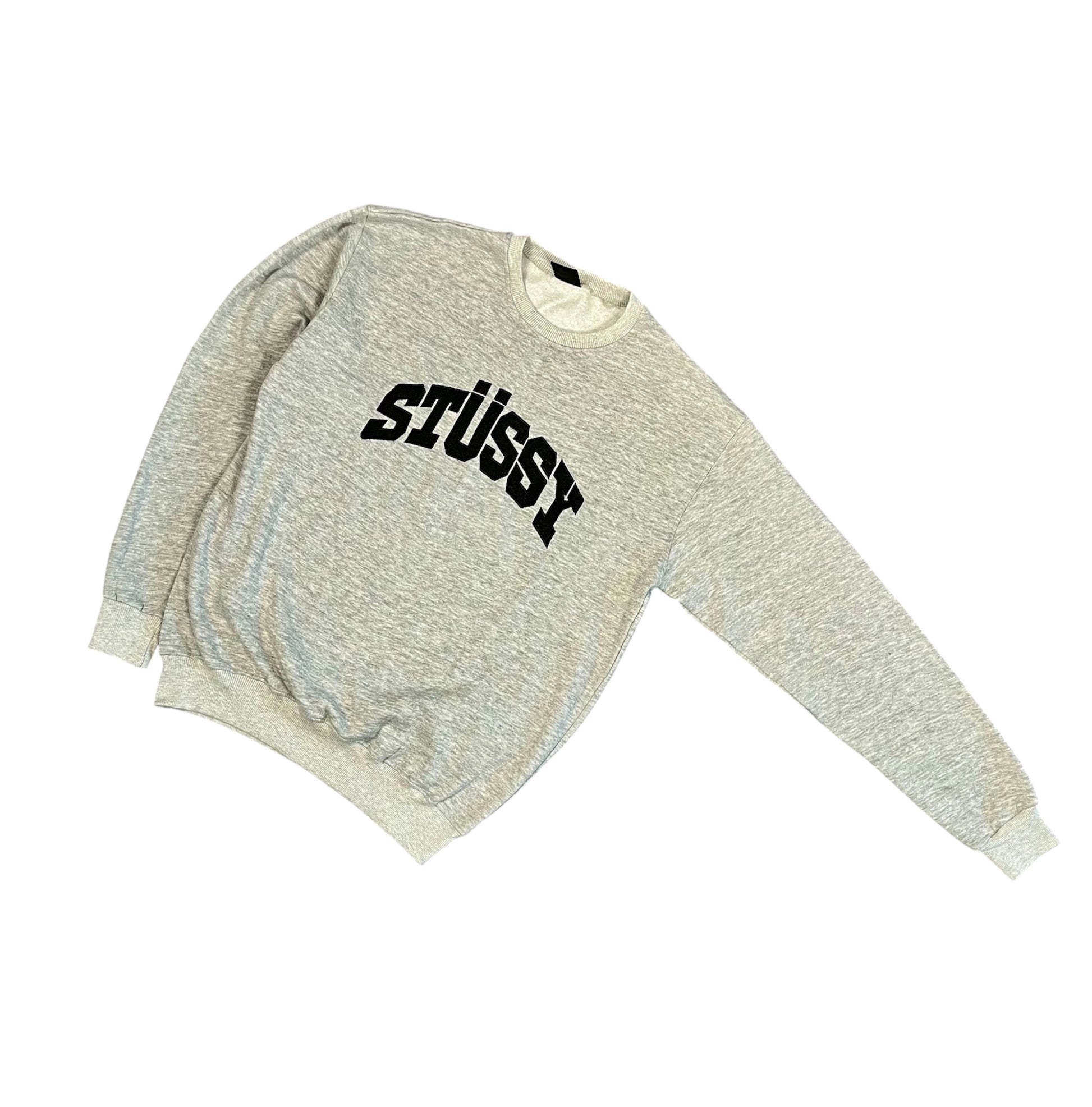 Stüssy Vintage Sweatshirt Crewneck grau Iconik