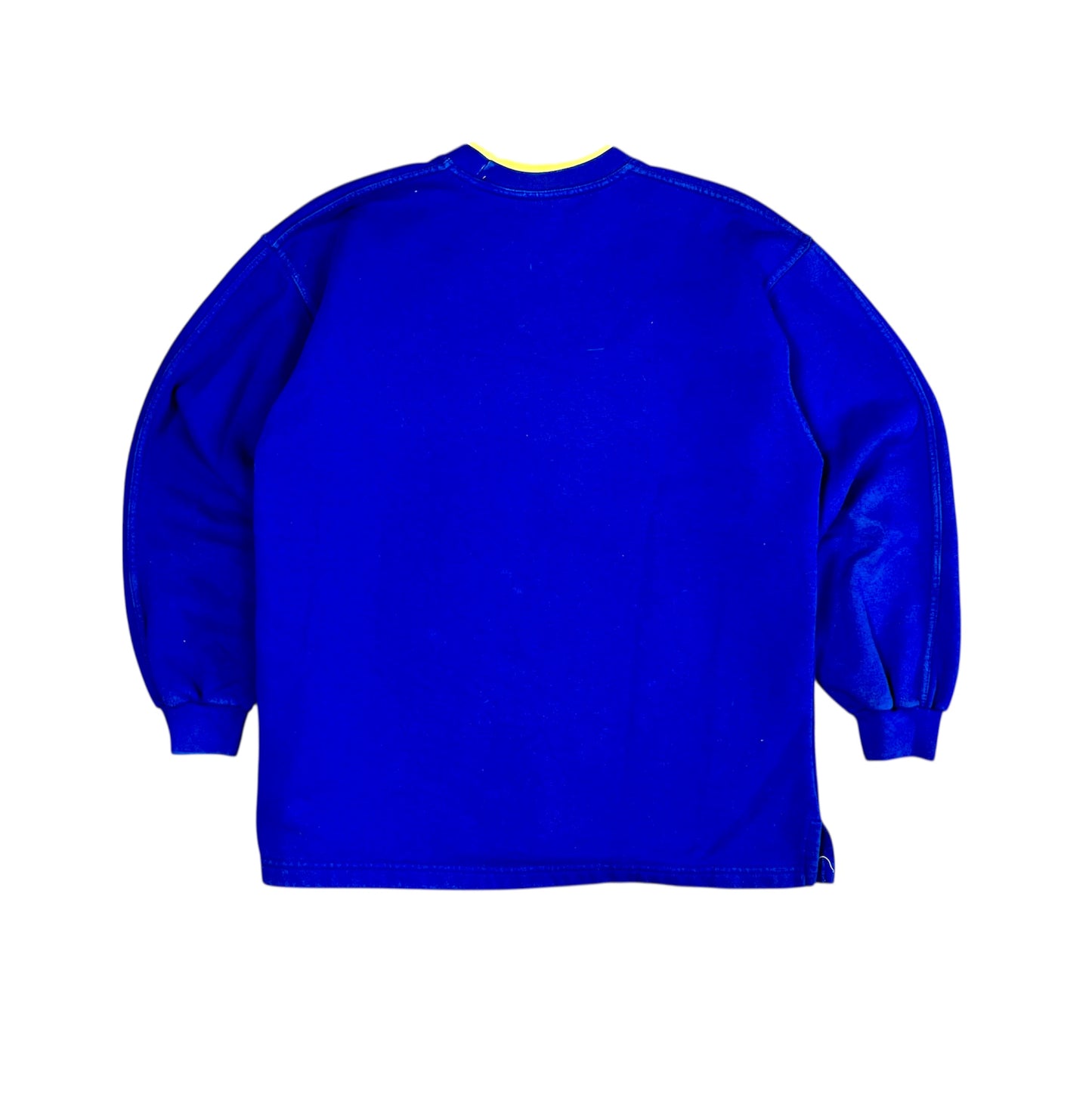 Nike Vintage Crewneck 90s Sweatshirt Blau Gelb