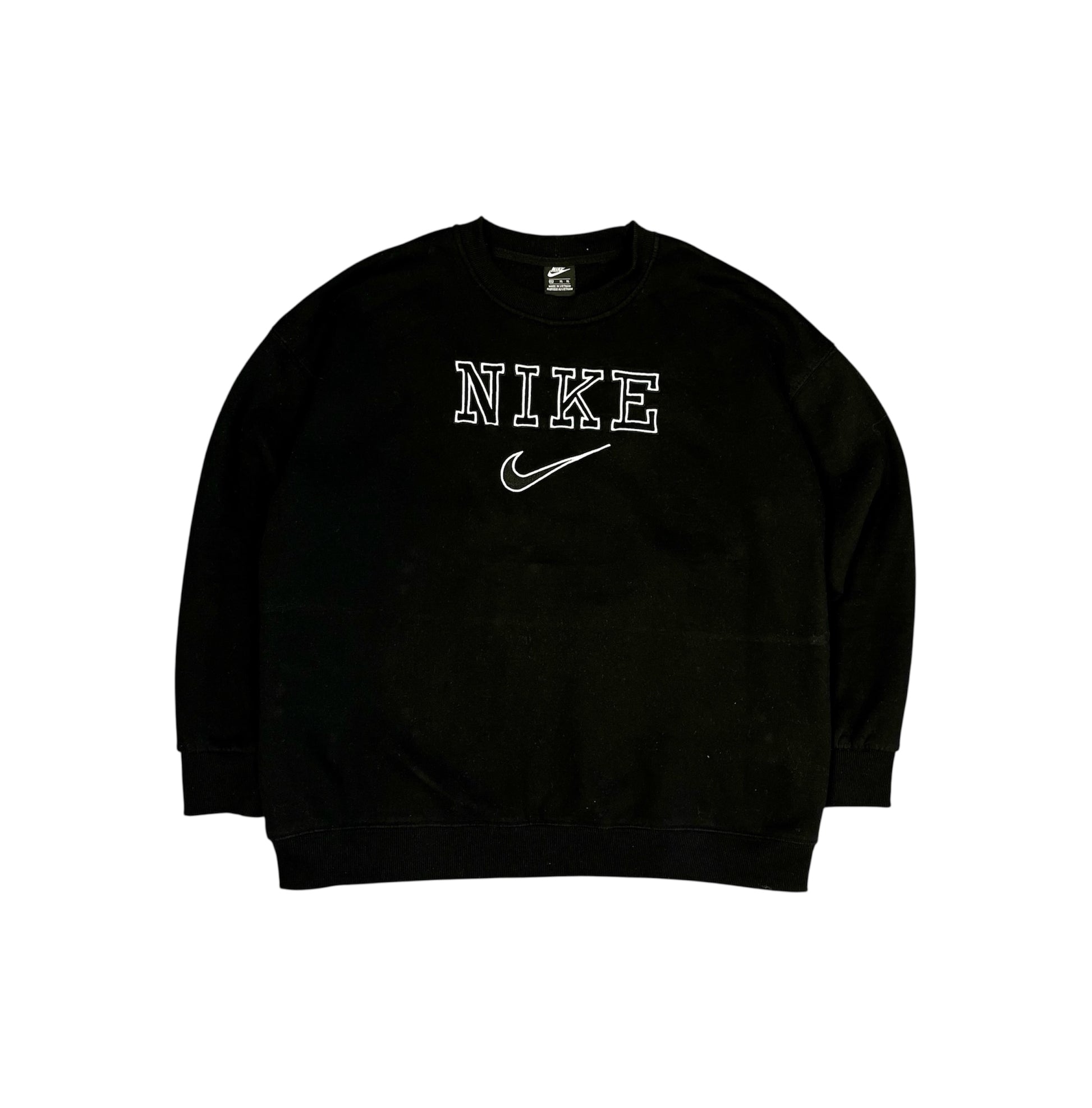 Nike Vintage Sweatshirt Crewneck schwarz Iconik
