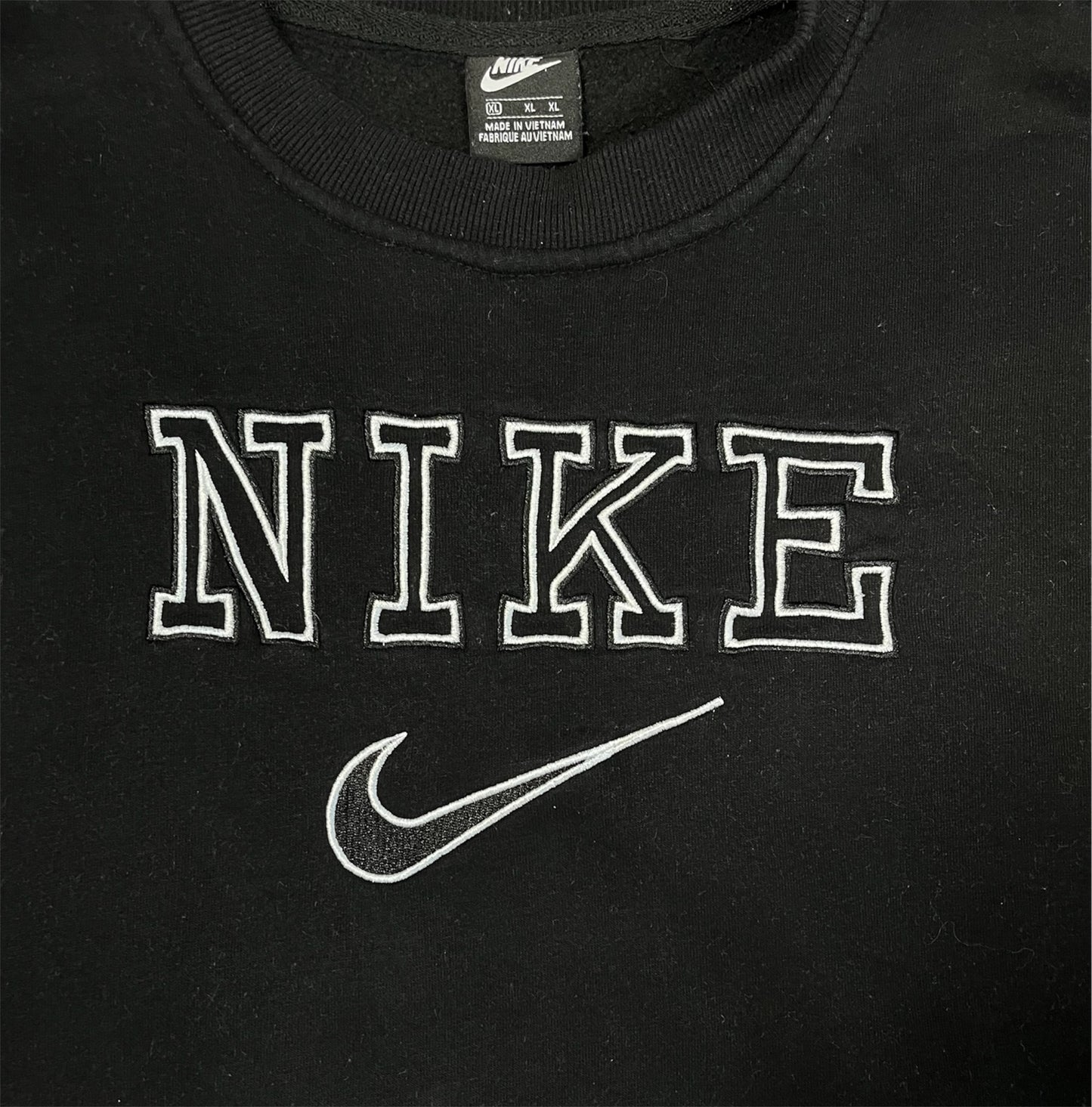 Nike Vintage Sweatshirt Crewneck schwarz Iconik
