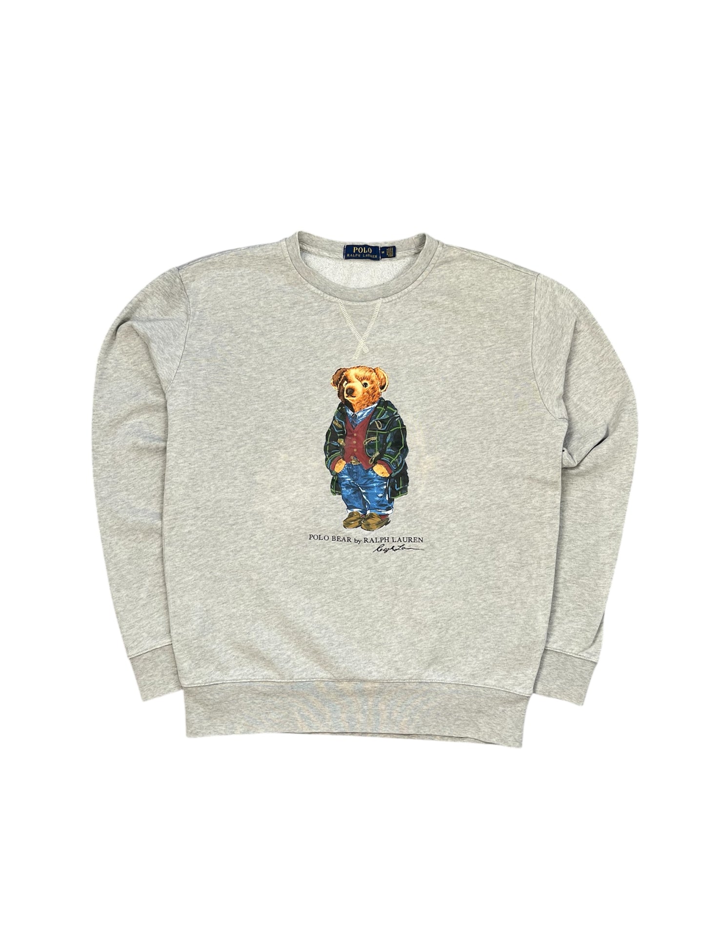 Ralph Lauren Sweatshirt mit Bär Print  Bear Iconik
