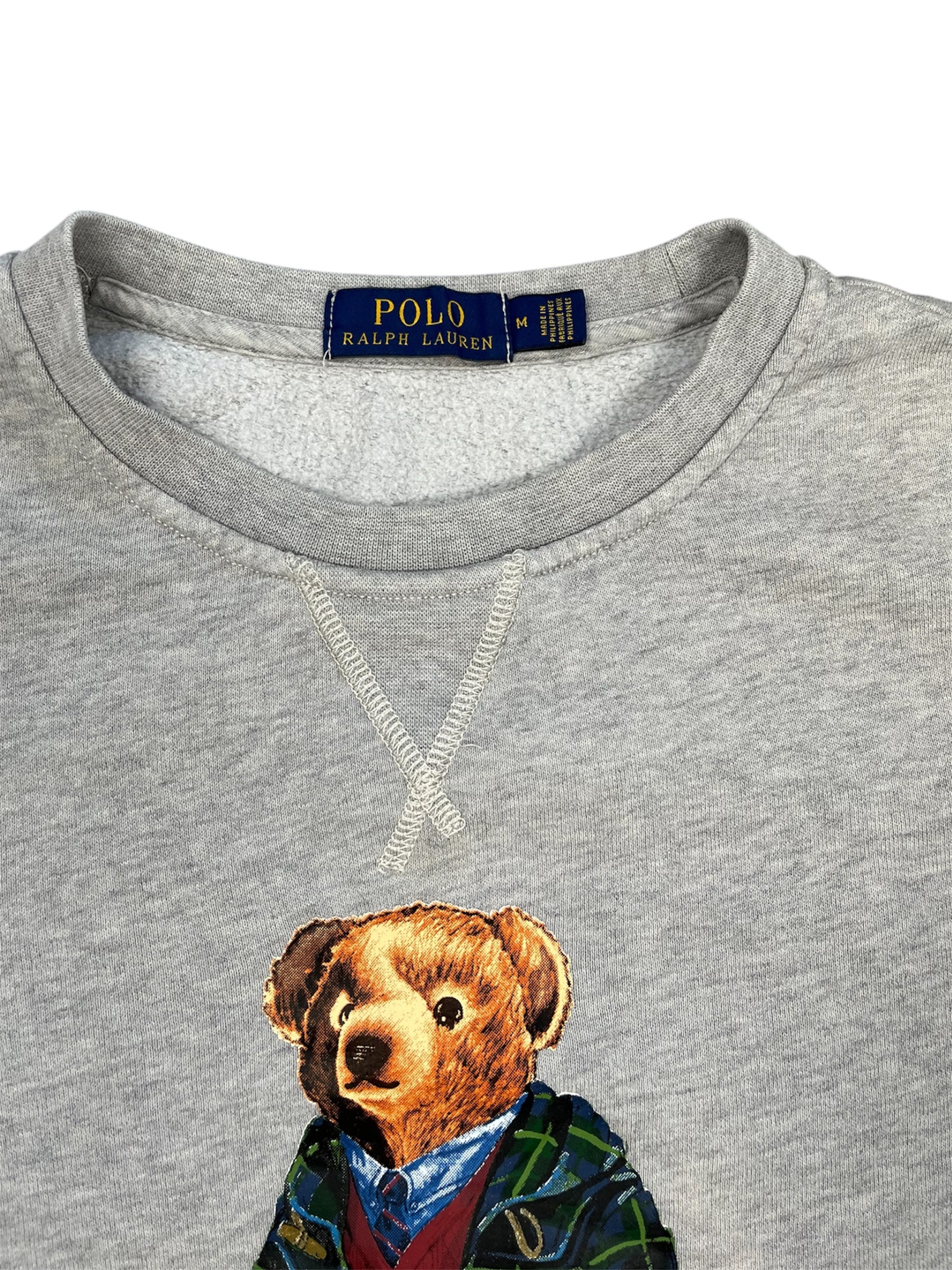Ralph Lauren Sweatshirt mit Bär Print  Bear Iconik