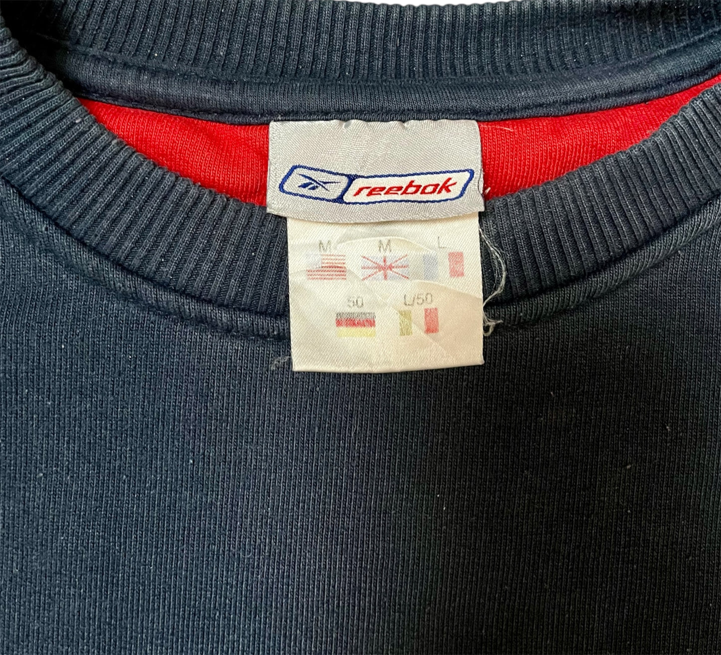 Reebok Vintage Sweatshirt Crewneck dunkelblau Iconik