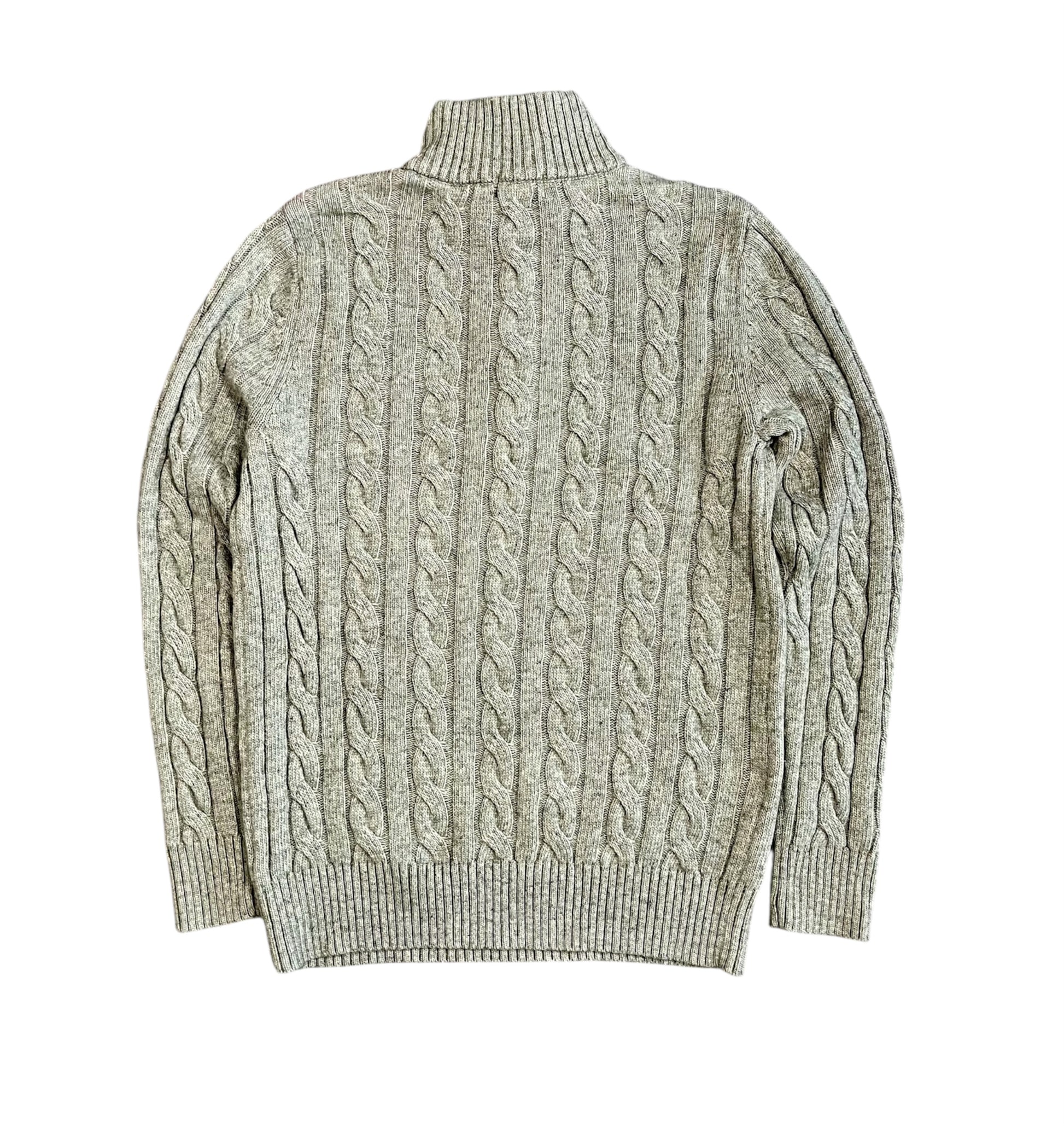 Ralph Lauren Zopfmuster Quarter-Zip - Iconik-Zipper-Iconik